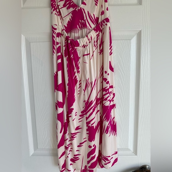 NWT Y2K Amanda Uprichard Silk Lion Print Halter Dress “ CHLOE, CAVALLI, & GUCCI - Picture 5 of 8